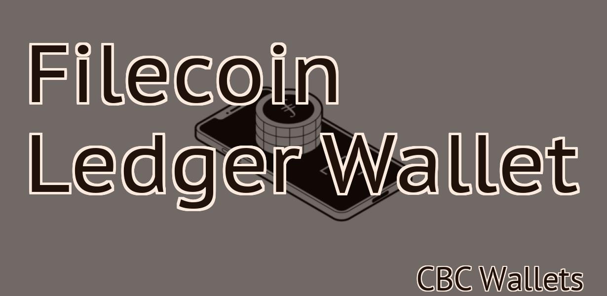 Filecoin Ledger Wallet