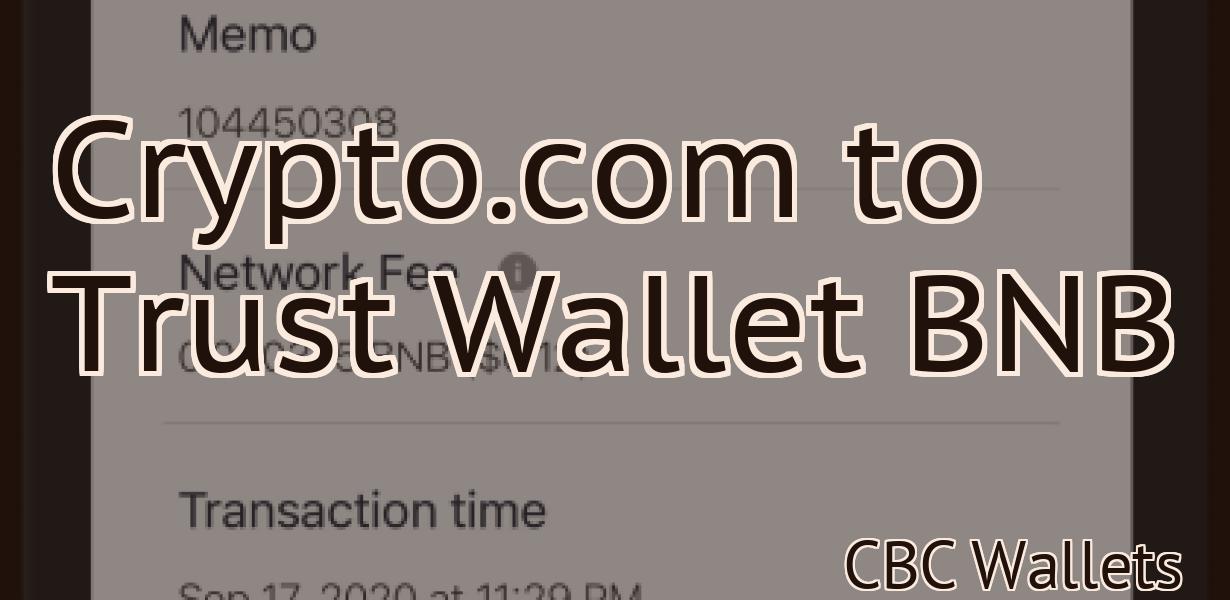 Crypto.com to Trust Wallet BNB