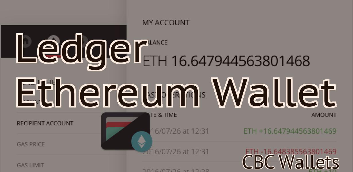 Ledger Ethereum Wallet