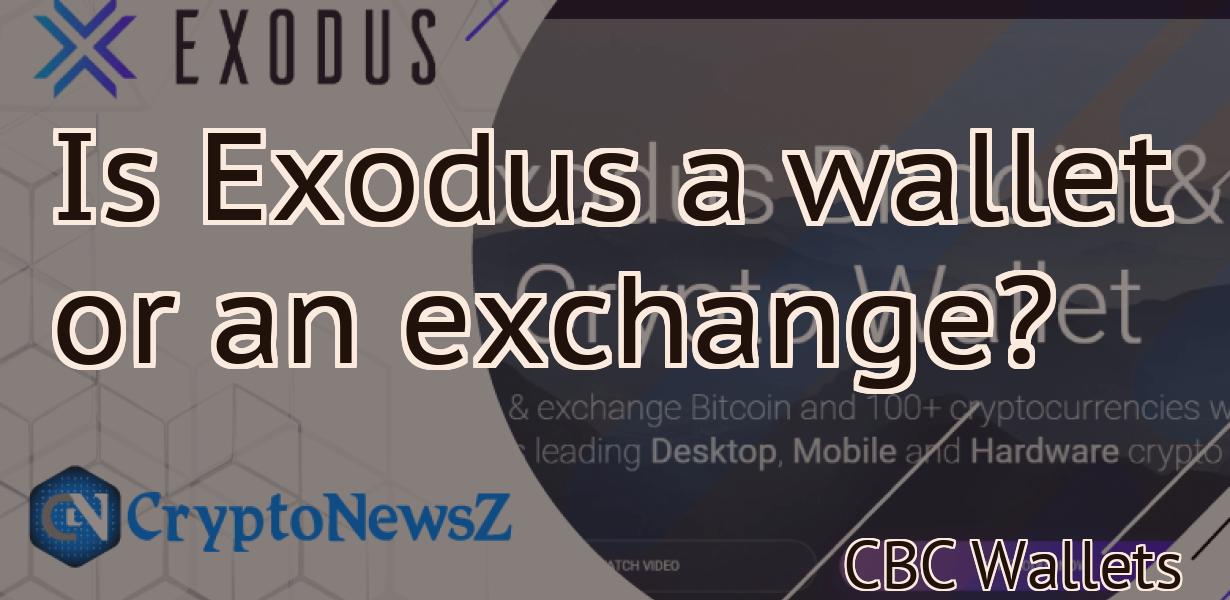 Is Exodus a wallet or an exchange?