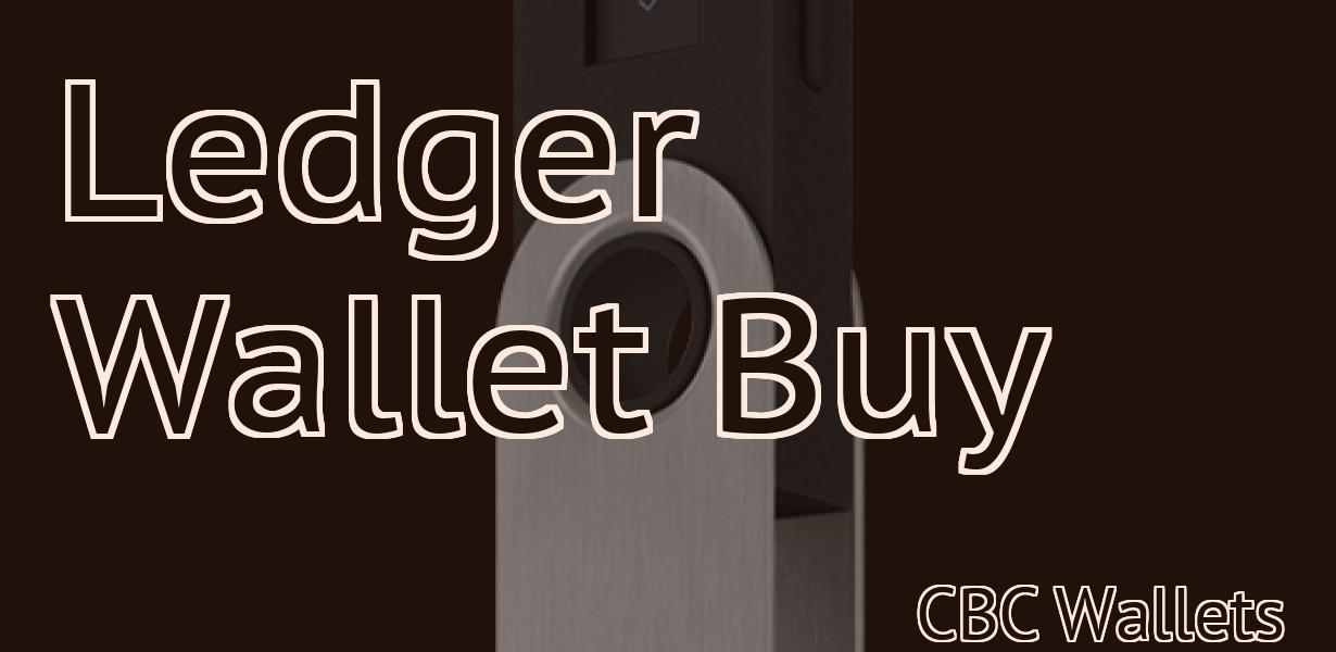 Ledger Wallet Buy