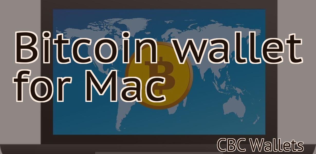Bitcoin wallet for Mac