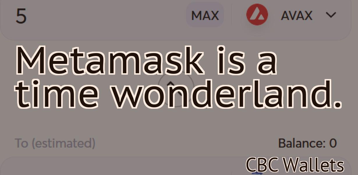 Metamask is a time wonderland.