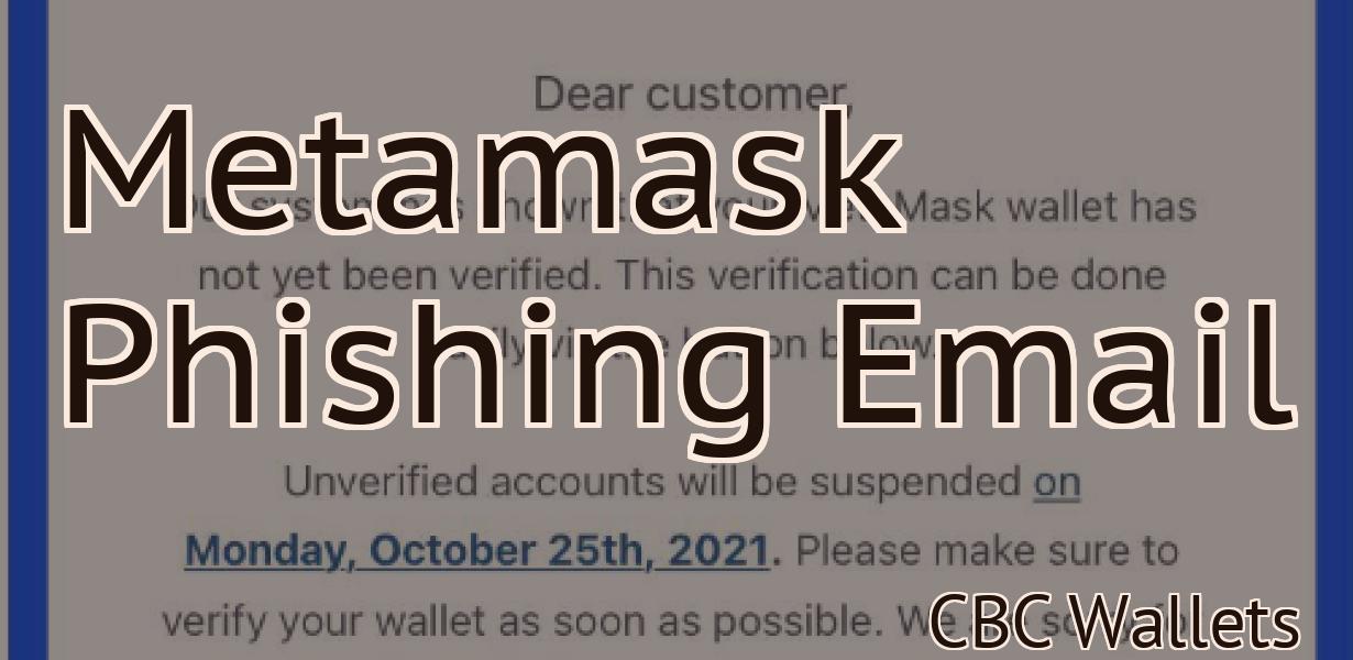 Metamask Phishing Email