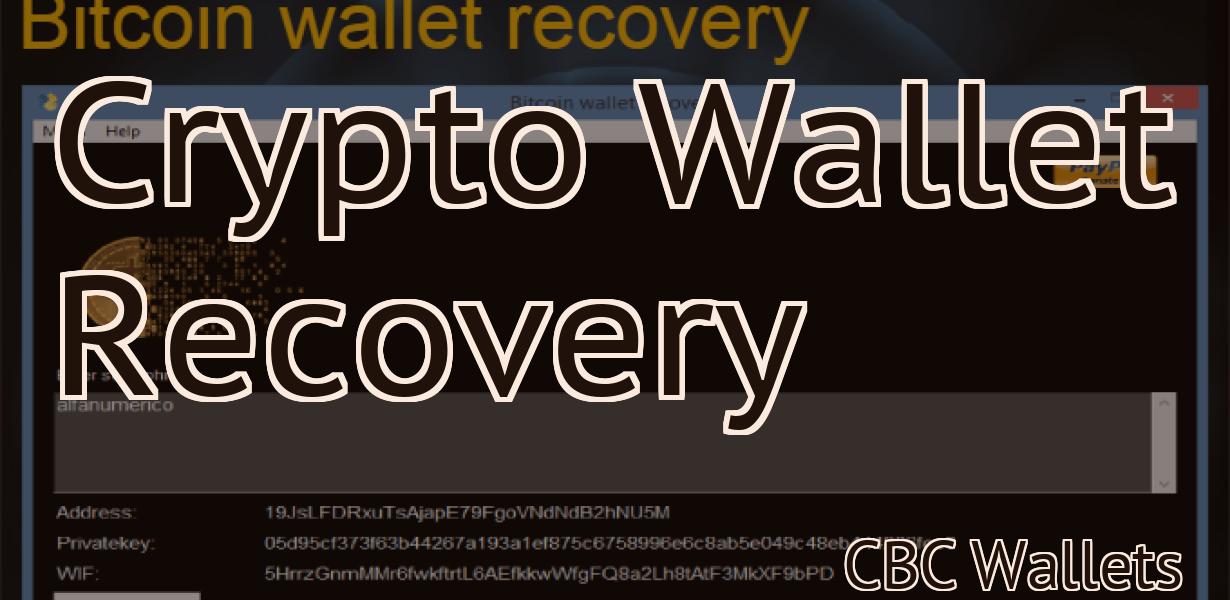 Crypto Wallet Recovery