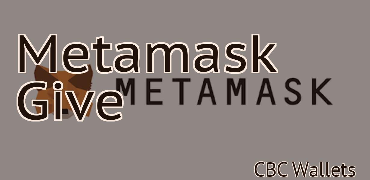 Metamask Give