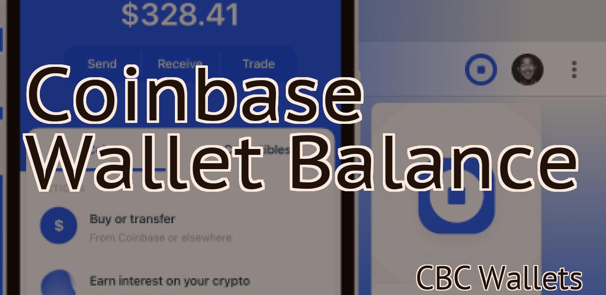 Coinbase Wallet Balance