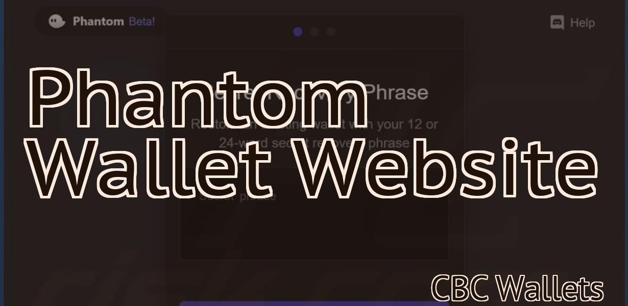 Phantom Wallet Website