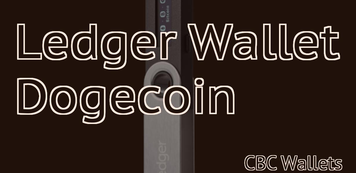 Ledger Wallet Dogecoin