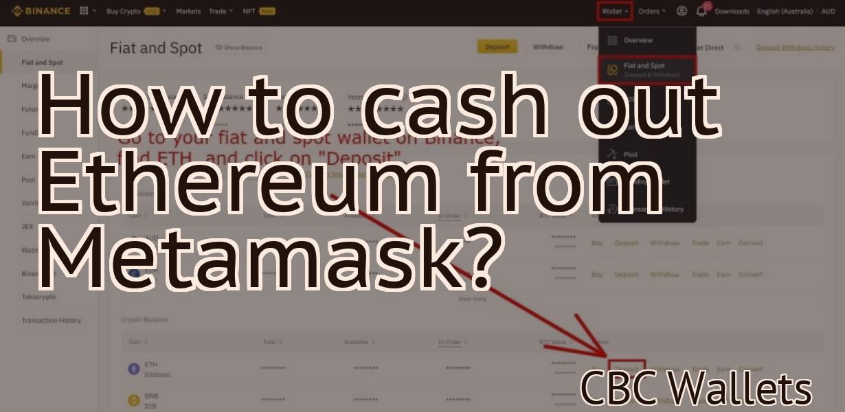 How to cash out Ethereum from Metamask?