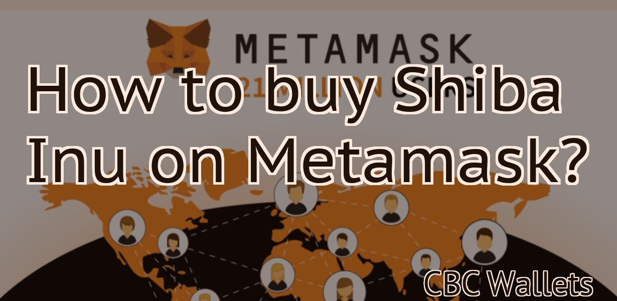 How to buy Shiba Inu on Metamask?
