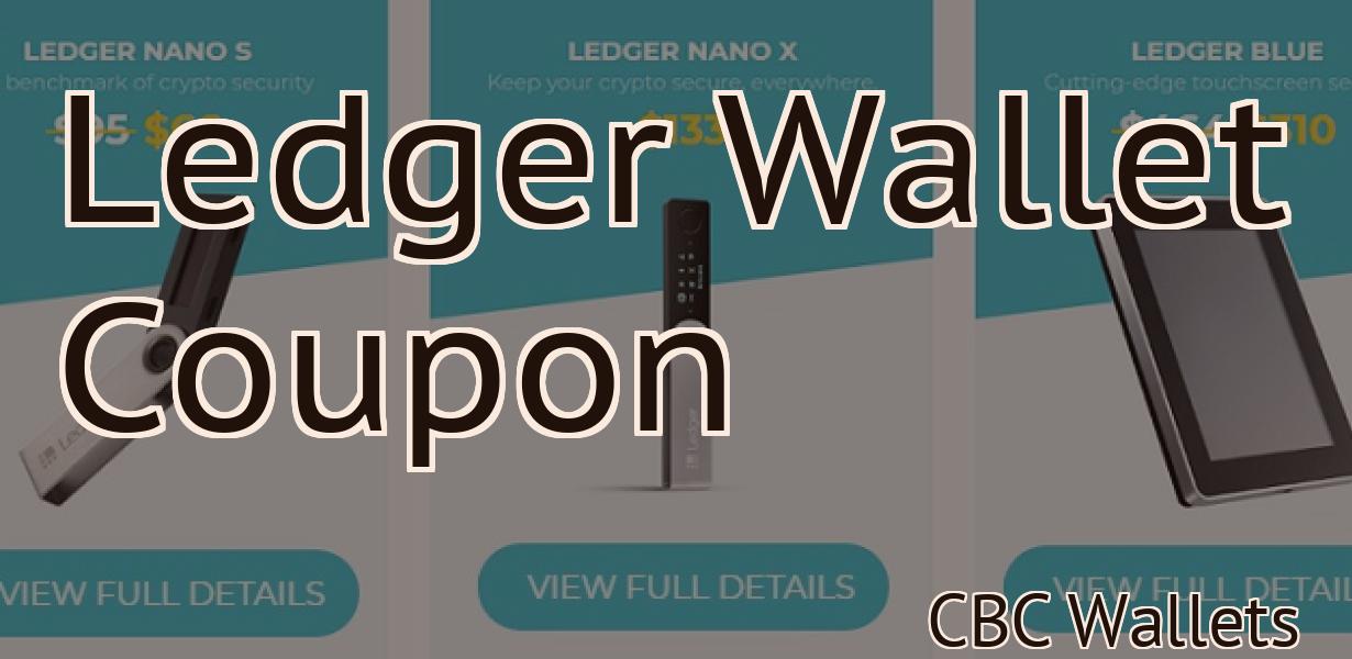 Ledger Wallet Coupon