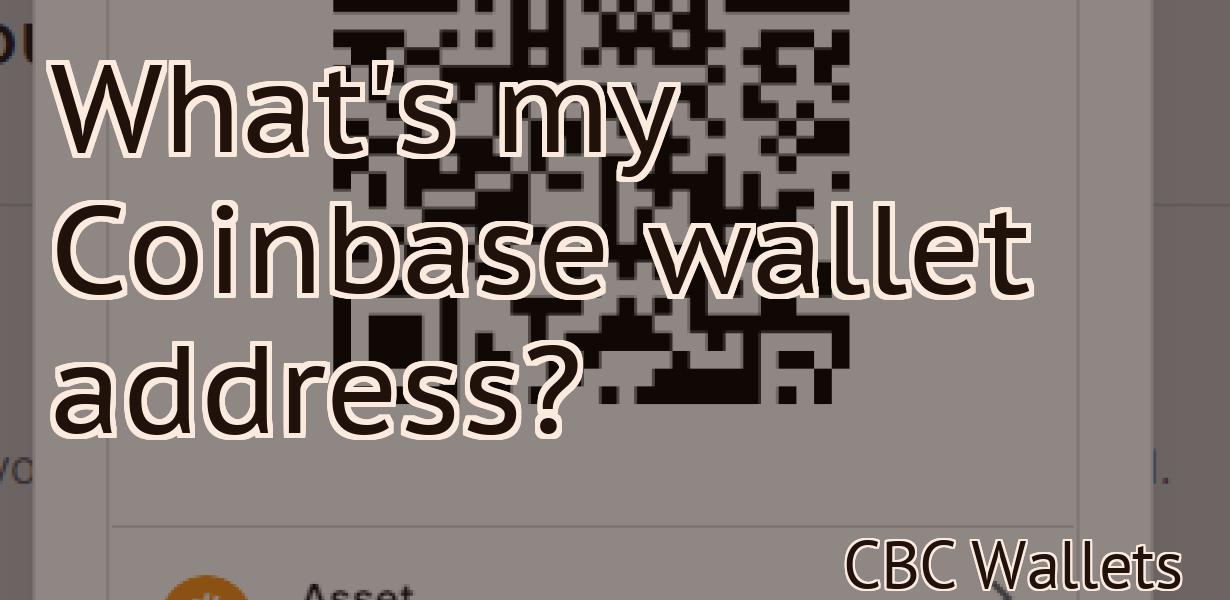 What's my Coinbase wallet address?