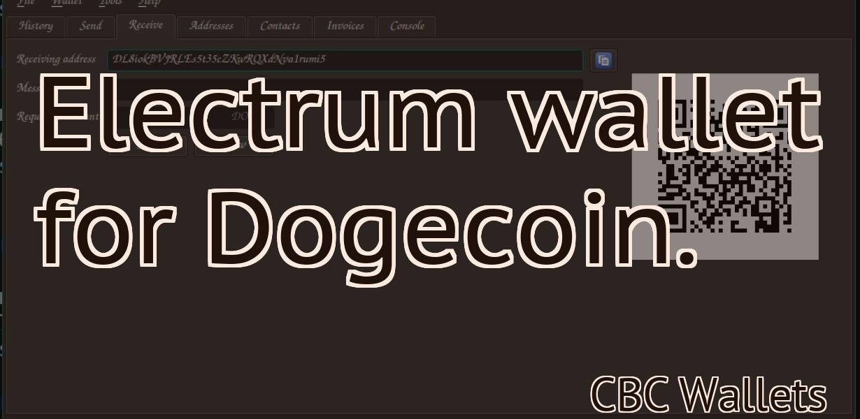 Electrum wallet for Dogecoin.