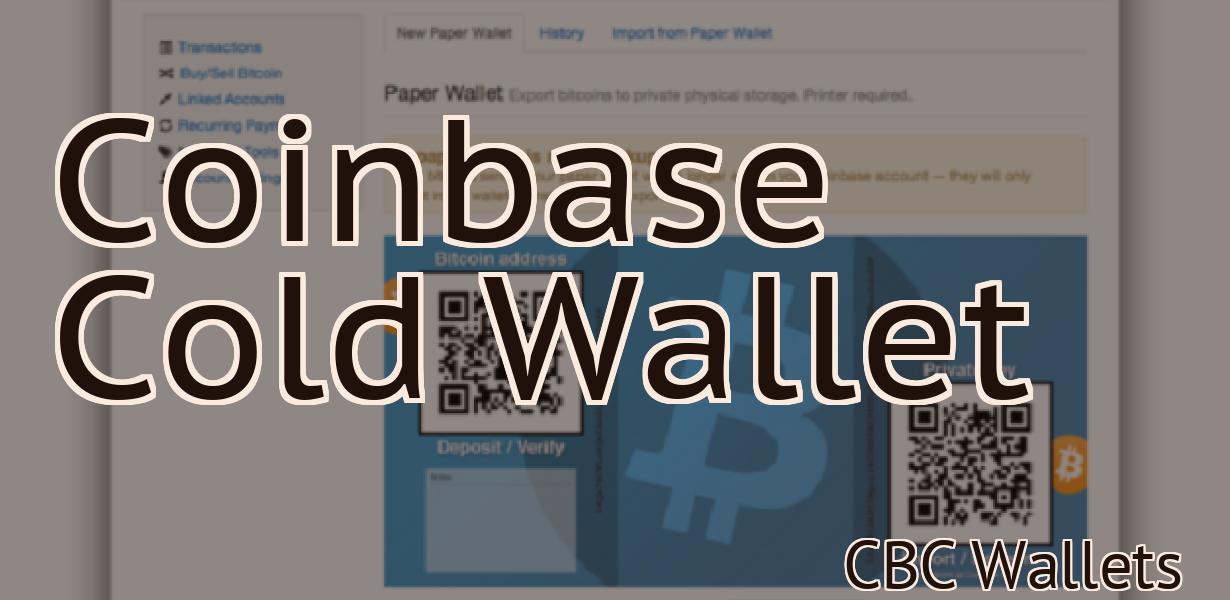 Coinbase Cold Wallet