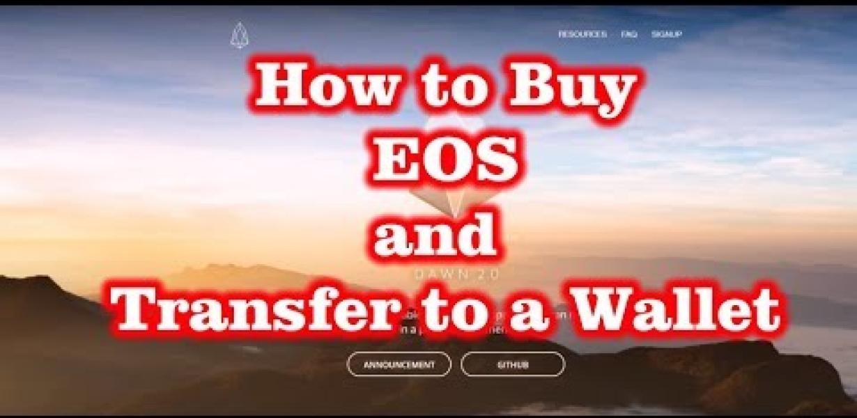 exodus wallet eos - The Best W