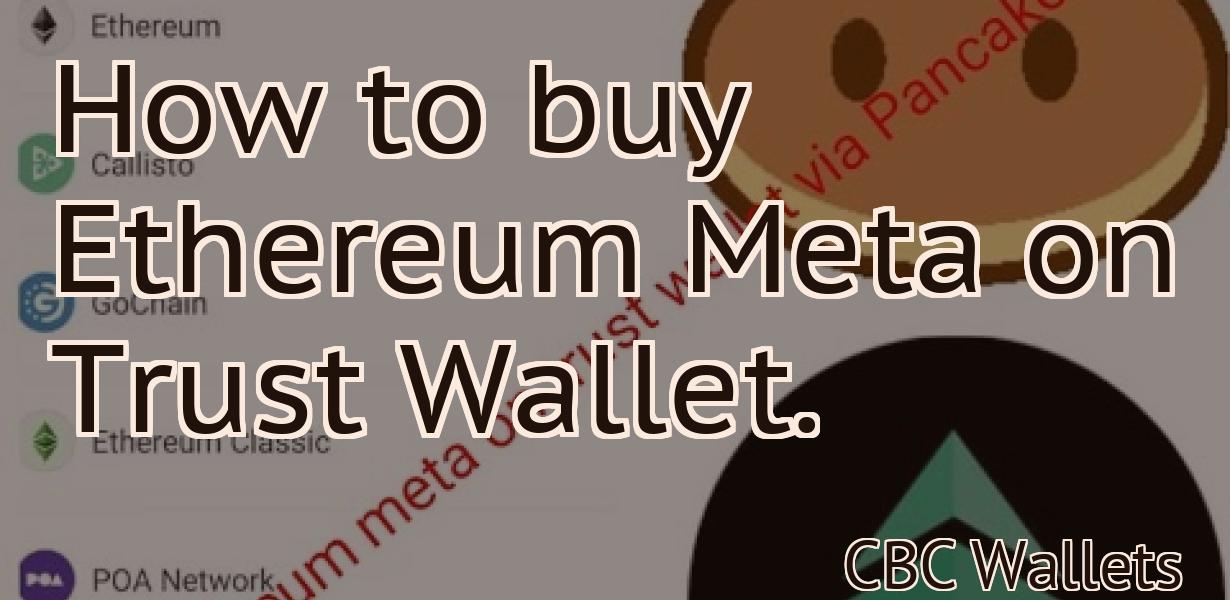 How to buy Ethereum Meta on Trust Wallet.