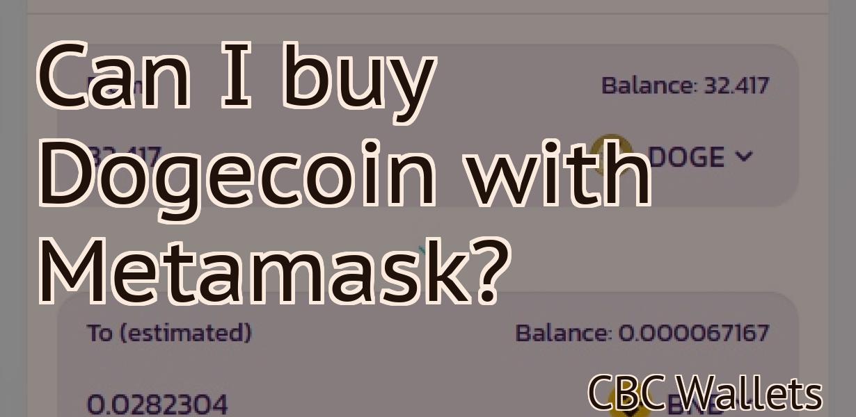 Can I buy Dogecoin with Metamask?