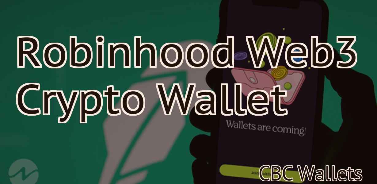 Robinhood Web3 Crypto Wallet
