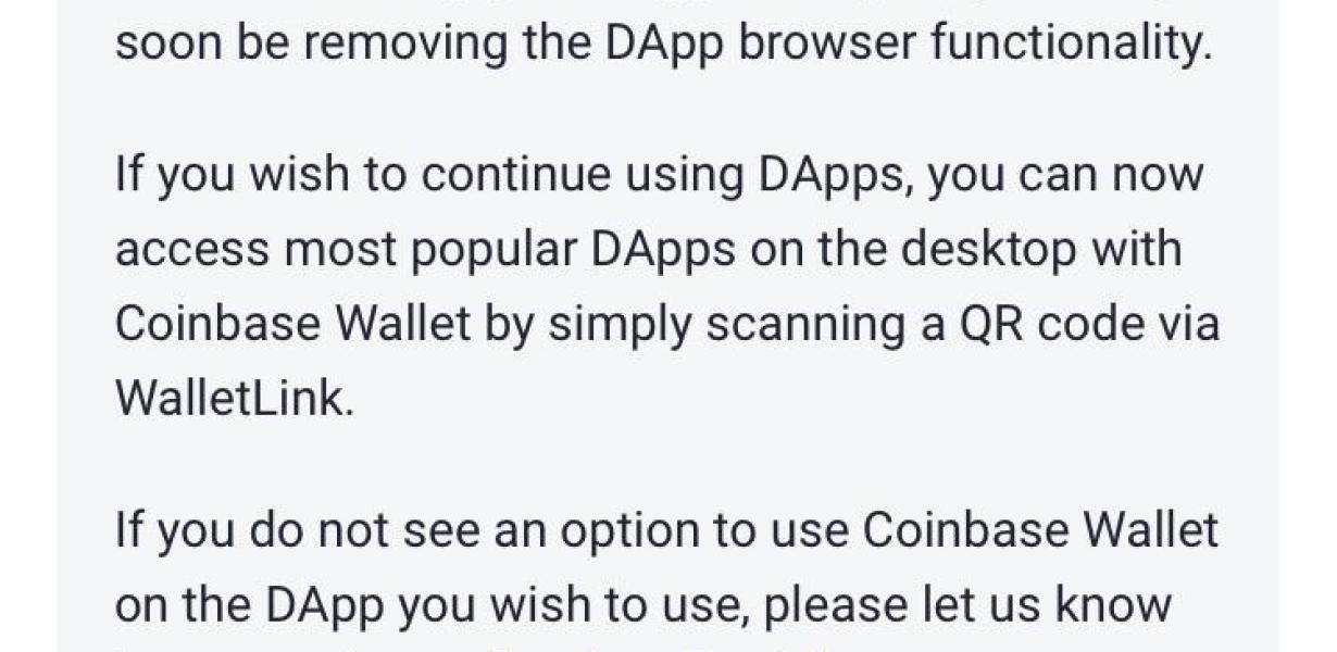 How the Coinbase Wallet Dapp B