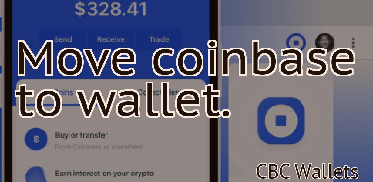 Move coinbase to wallet.