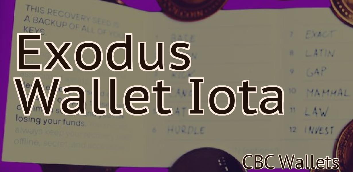 Exodus Wallet Iota