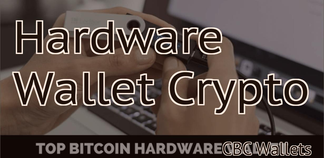 Hardware Wallet Crypto
