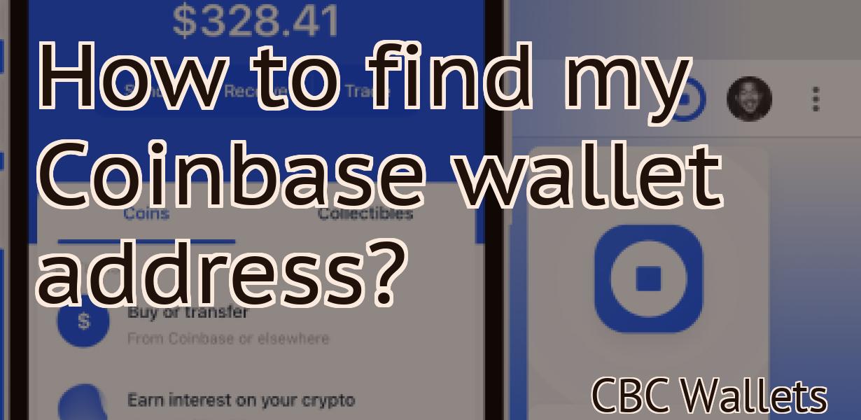 How to find my Coinbase wallet address?