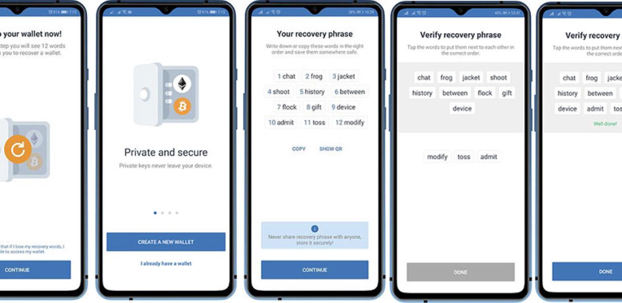 Create a Trust Wallet Account 