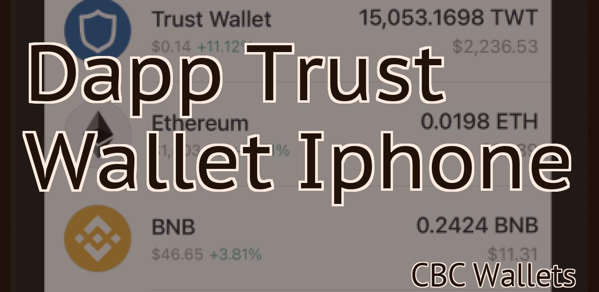 Dapp Trust Wallet Iphone