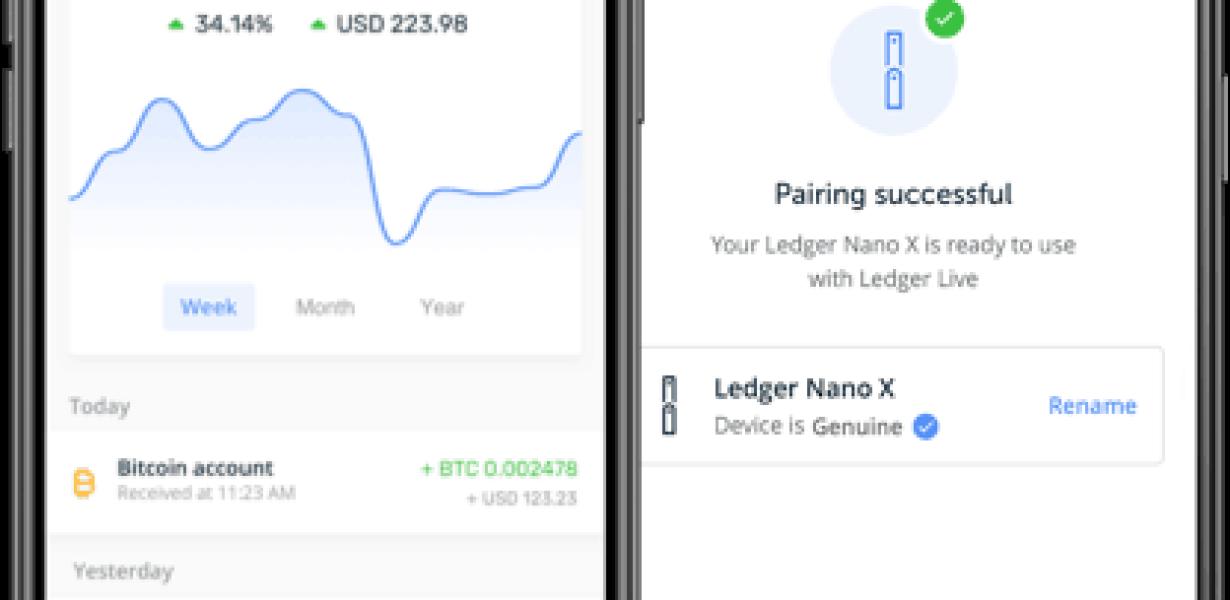 The Ledger Bitcoin Wallet App: