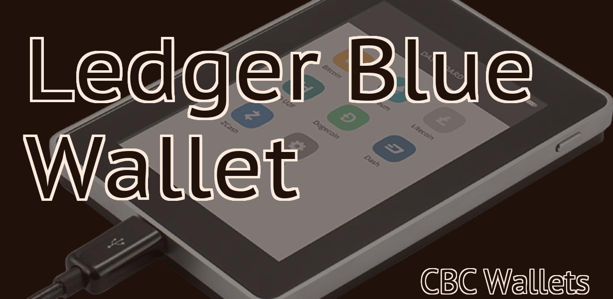 Ledger Blue Wallet