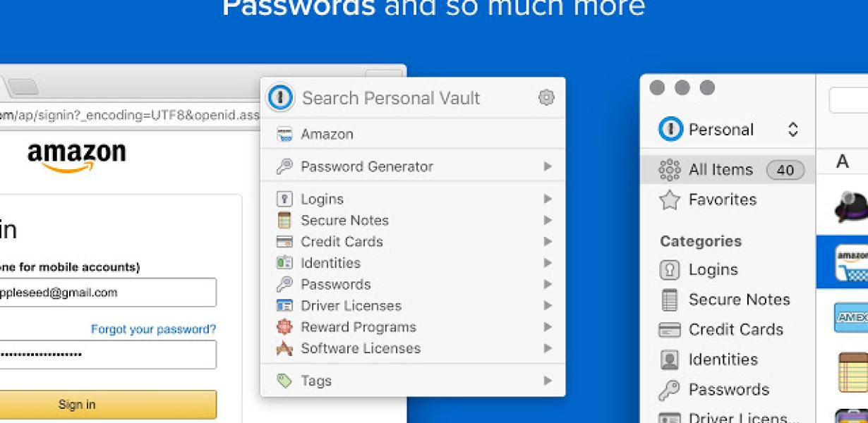 How to store your 1password ph