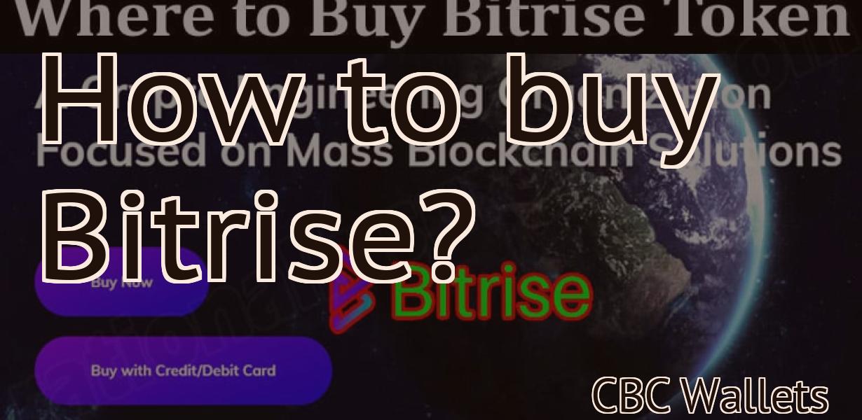How to buy Bitrise?