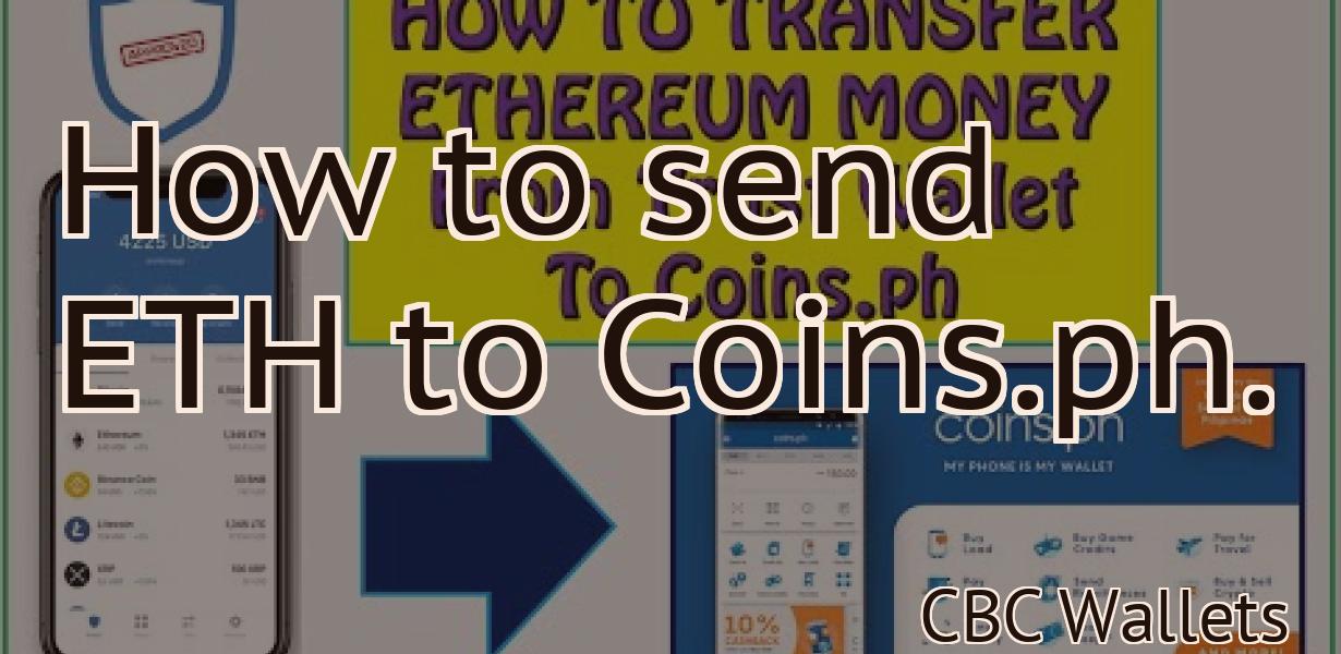 How to send ETH to Coins.ph.