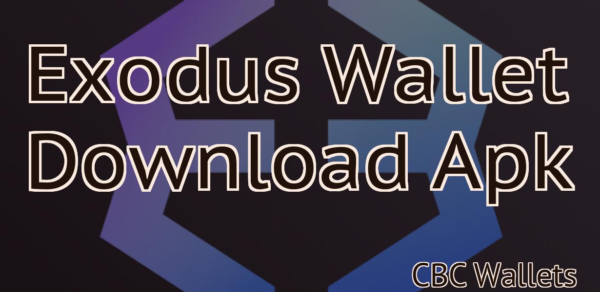 Exodus Wallet Download Apk