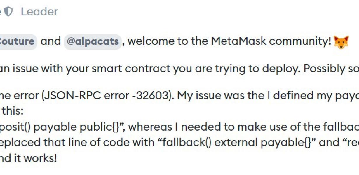 Metamask JSON RPC Error – Caus