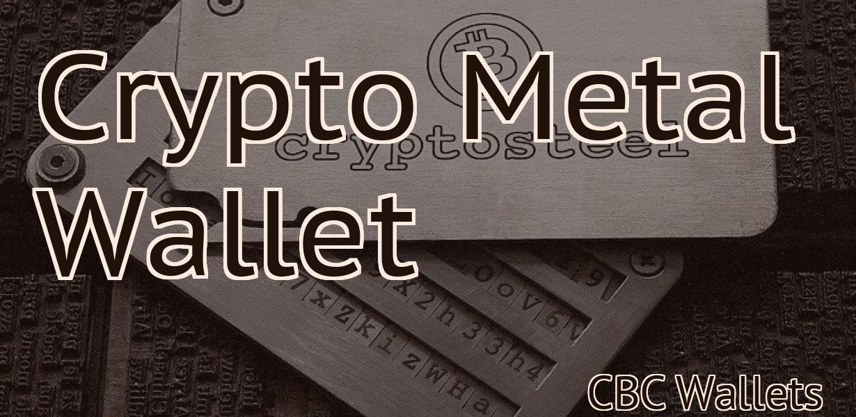 Crypto Metal Wallet