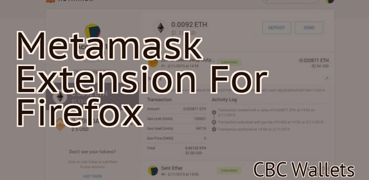 Metamask Extension For Firefox