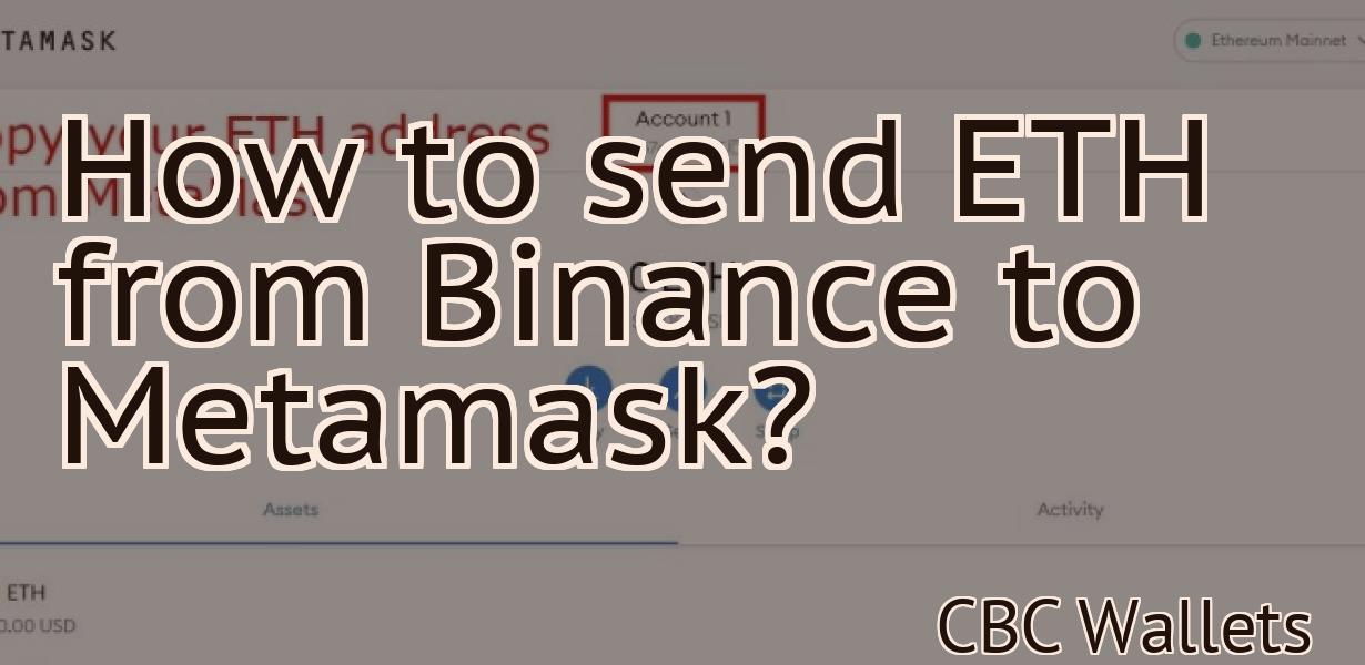 How to send ETH from Binance to Metamask?
