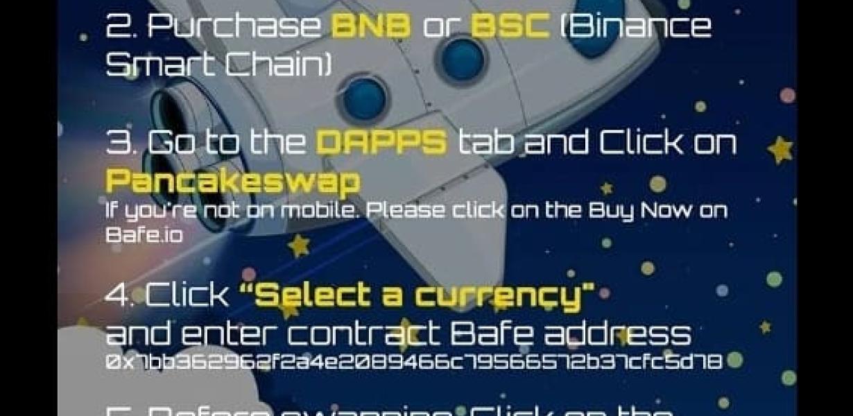 Purchasing BNB on Trust Wallet