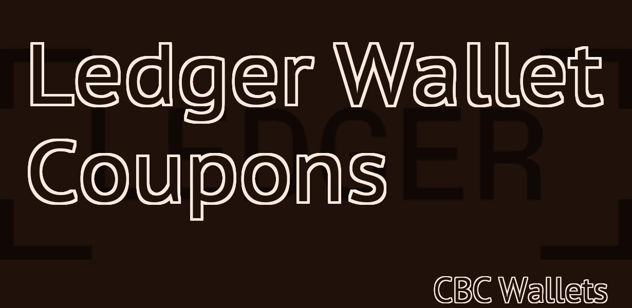 Ledger Wallet Coupons