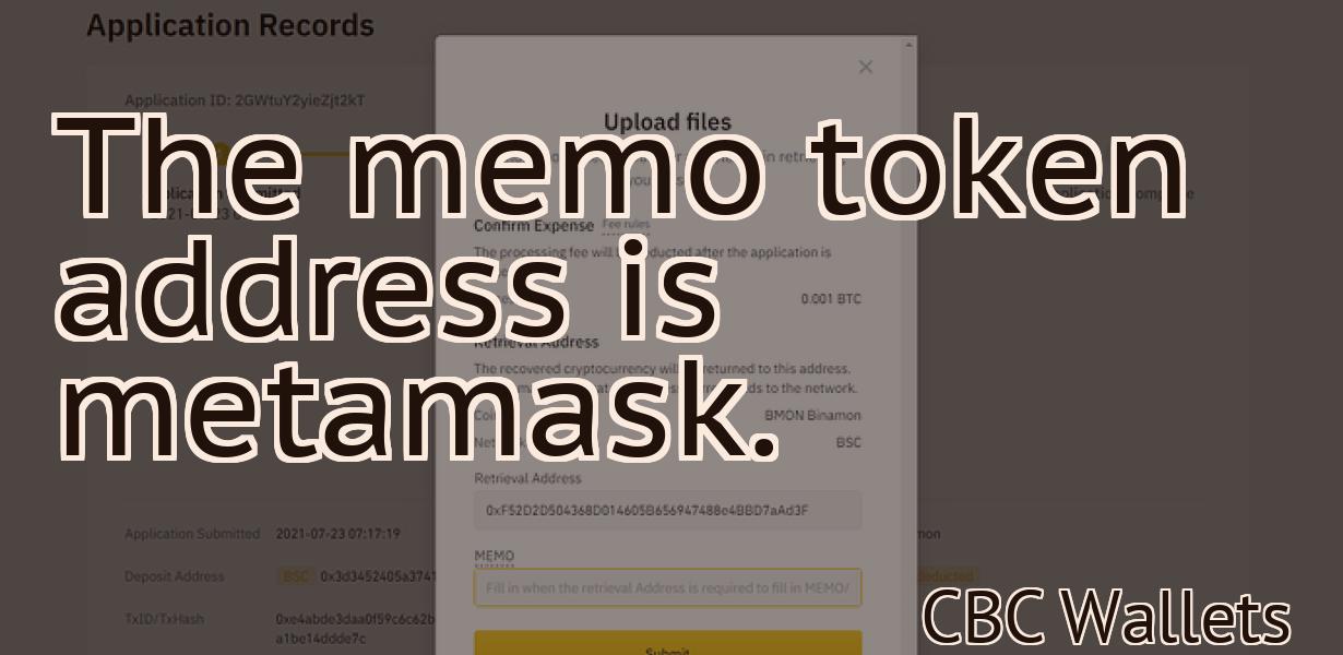 The memo token address is metamask.
