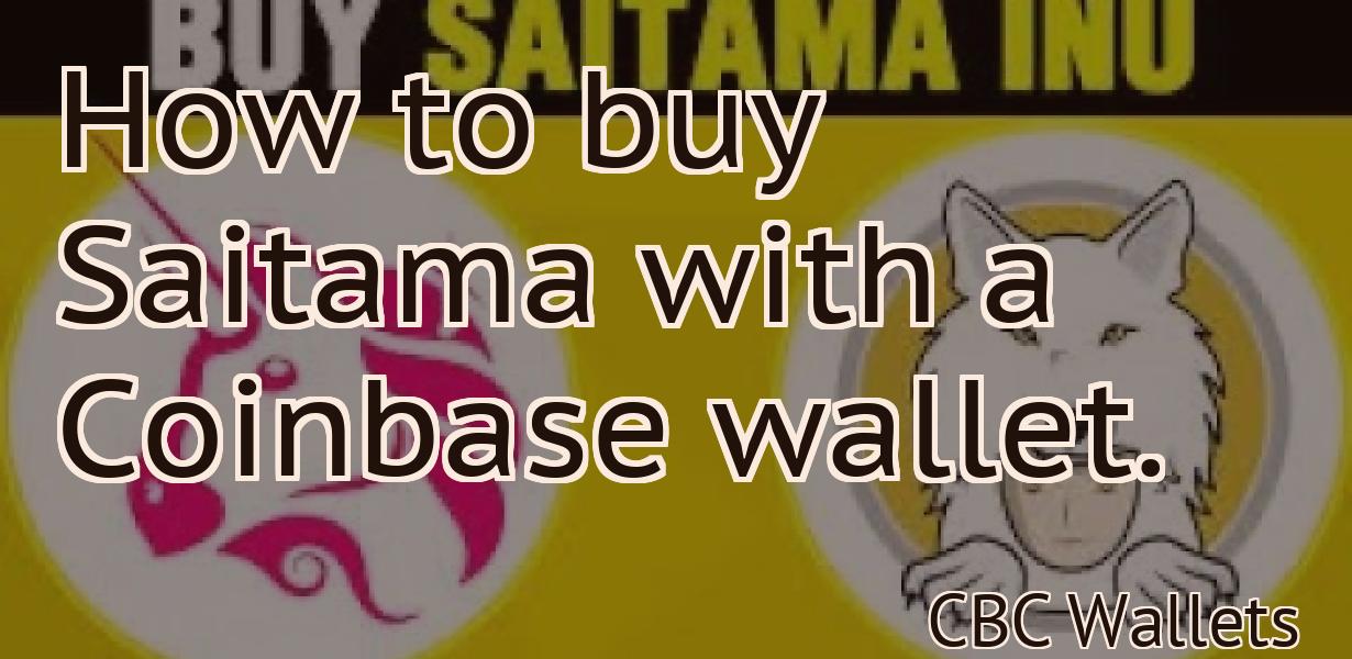 How to buy Saitama with a Coinbase wallet.