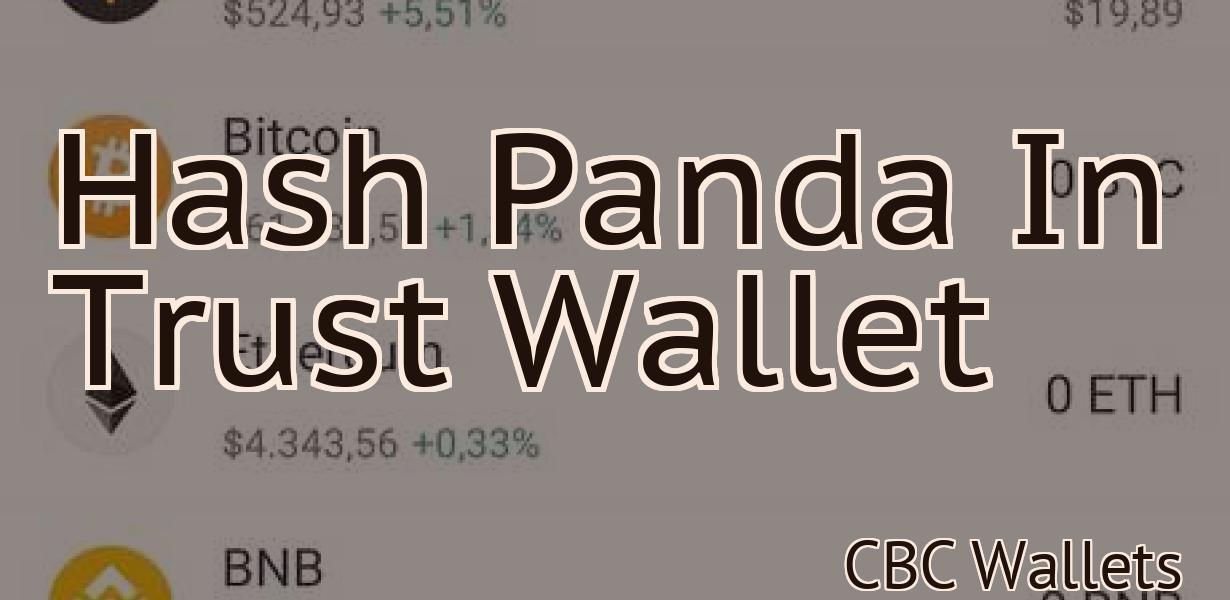 Hash Panda In Trust Wallet