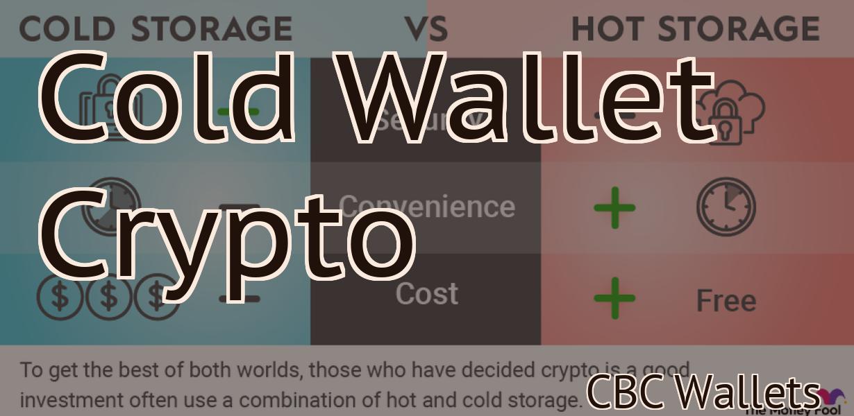 Cold Wallet Crypto