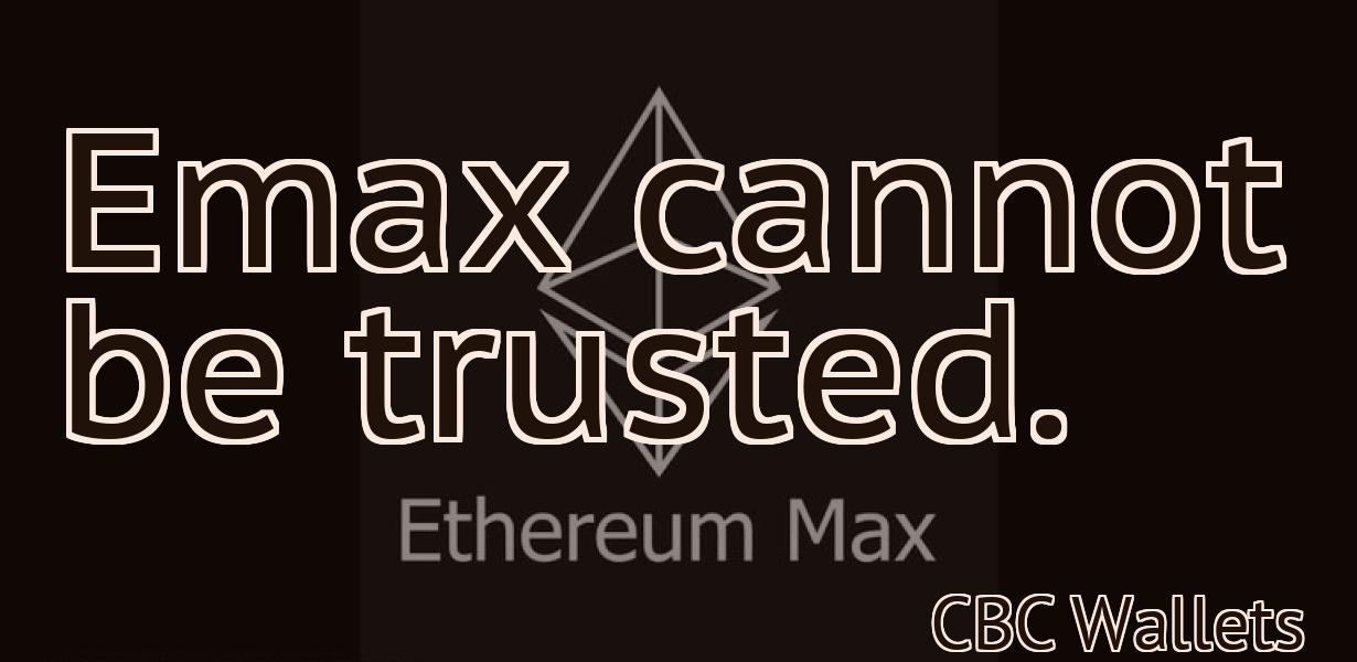 Emax cannot be trusted.