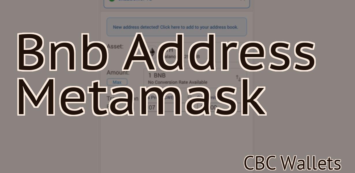 Bnb Address Metamask