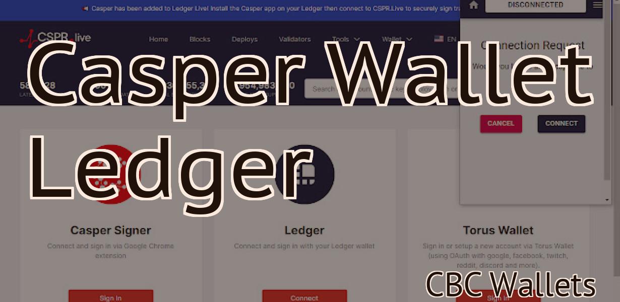 Casper Wallet Ledger
