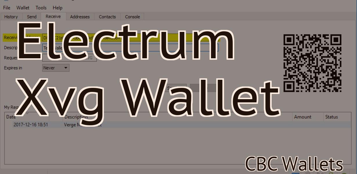 Electrum Xvg Wallet